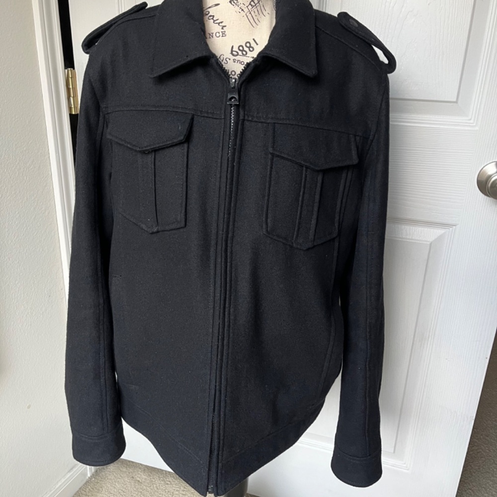 Mens Large Guess Bomber Jacket